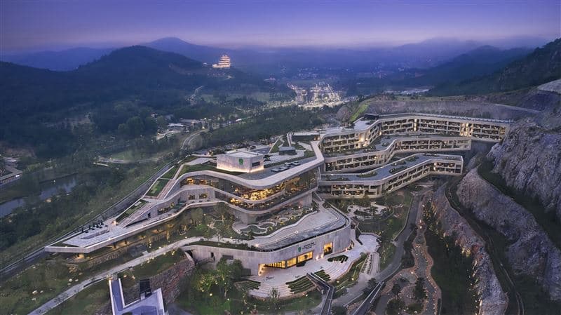 南京园博园悦榕庄梦谷崖景大床房3天2晚套餐(连住)