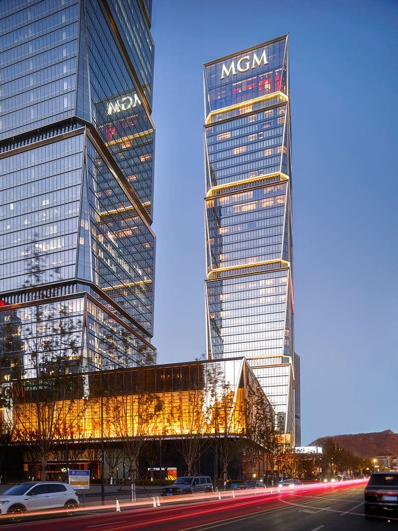 青岛美高梅酒店美高梅城景双床房3天2晚套餐 (可拆分)